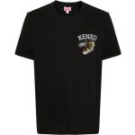 Kenzo t-shirt en coton Varsity Jungle - Noir