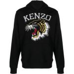 Kenzo hoodie Varsity Jungle Tiger à logo brodé - Noir
