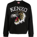Kenzo sweat Varsity Tiger en coton - Noir