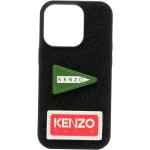 Coques & housses iPhone de créateur Kenzo Logo noires en promo 