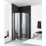 Cabines de douche argentées en aluminium 