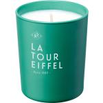 Bougies parfumées Kerzon multicolores tressées à motif France Tour Eiffel 