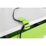 Kettler Range Vert Accessoires de Bureau : collecteur de câbles (Lot de 2), Plastique, 6 x 4,5 x 3 cm