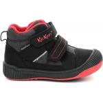 Baskets velcro Kickers noires en fibre synthétique à scratchs Pointure 24 look casual pour garçon en promo 