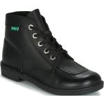 Chaussures Kickers Kick noires en cuir en cuir Pointure 25 avec un talon entre 3 et 5cm pour femme en promo 