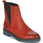 Chaussures Kickers Kick rouge bordeaux en cuir en cuir Pointure 37 pour femme en promo 