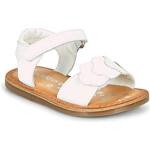 Sandales Kickers blanches en cuir Pointure 31 look fashion pour fille 