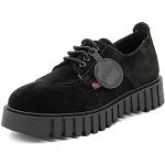 Chaussures oxford Kickers noires Pointure 38 look casual pour femme en promo 