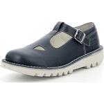 Chaussures oxford Kickers bleues Pointure 38 look casual pour femme en promo 