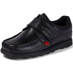 Chaussures casual Kickers Fragma noires en cuir Pointure 36 look casual pour garçon 