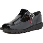 Chaussures Kickers Kick noires en caoutchouc en cuir Pointure 38 look fashion pour femme 
