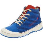 Baskets Kickers bleues en toile en toile à fermetures éclair Pointure 28 look fashion pour garçon en promo 