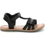 Sandales Kickers noires en cuir à scratchs Pointure 24 pour fille en promo 