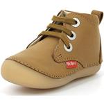 Chaussures casual Kickers camel en cuir Pointure 19 look casual pour bébé en promo 
