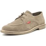 Chaussures oxford Kickers beiges à scratchs Pointure 40 look casual pour homme 