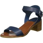 Sandales Kickers bleues en cuir Pointure 37 look fashion pour femme 