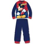 Pyjamas en polaire bleues foncé Mickey Mouse Club Taille 6 ans look fashion pour garçon de la boutique en ligne Amazon.fr 