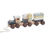 Trains miniatures en bois 