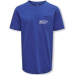 T-shirts à manches courtes Only bleus en coton look fashion pour garçon de la boutique en ligne Amazon.fr 