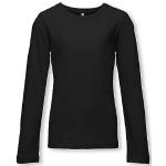 T-shirts à col rond Only noirs en coton look fashion pour fille de la boutique en ligne Amazon.fr 