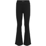 Pantalons flare Only noirs en viscose stretch look fashion pour femme en promo 