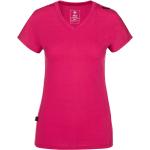 Shorts de running Kilpi roses en laine à manches courtes à col rond Pointure 38 pour femme 