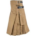 Pantalons de randonnée d'automne kaki à carreaux en denim imperméables Taille S steampunk pour homme 