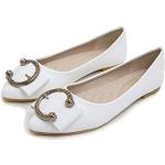 Ballerines pointues de mariage blanches Pointure 42 look casual pour femme 