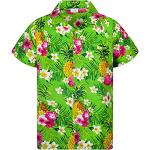 Chemises hawaiennes vertes en polyester à motif ananas Taille 10 ans look casual pour garçon de la boutique en ligne Amazon.fr 