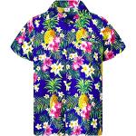 Chemises hawaiennes bleues en polyester à motif ananas Taille 8 ans look casual pour garçon de la boutique en ligne Amazon.fr 