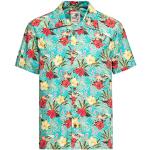 Chemises hawaiennes King Kerosin bio à manches courtes Taille 3 XL look Pin-Up pour homme 