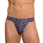 Maillots de bain string Kiniki orange à effet léopard Taille M look fashion pour homme 