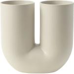 Vases Muuto blancs en porcelaine 