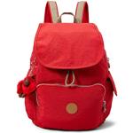 Sacs à dos scolaires Kipling City Pack rouges look fashion pour femme en promo 