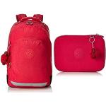 Sacs à dos scolaires Kipling Class Room rouges look fashion pour enfant en promo 