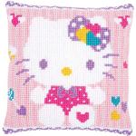 Coussins Vervaco en coton Hello Kitty pour enfant 