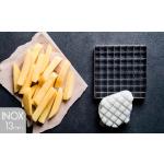Kit couteau inox et poussoir (8x8 mm) pour coupe frites - Colichef