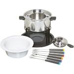 Kitchen Craft Service à fondue avec 6 fourchettes Bols en céramique et acier inoxydable