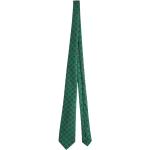 Cravates en soie KITON vertes à fleurs Tailles uniques pour homme 