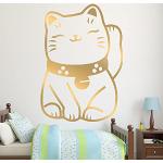 Kiwistar Sticker mural chat porte-bonheur en 6 tailles