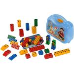 Manetico Mallette Basic , m.m. | 25 briques aimantées de formes et de couleurs différentes | 6 fiches-modèles | Dimensions de la mallette: 19 cm x 8,5 cm x 21 cm | Jouet pour enfants à partir d'un an