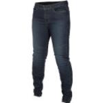 Jeans bleues foncé en cuir tapered stretch Taille XS look casual pour femme 