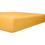 Draps housse Kneer jaunes 200x220 cm 