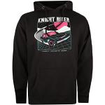 Knight Rider Neon 2000 Sweatshirt à Capuche, Noir, L Homme