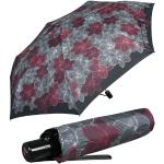 Parapluies pliants KNIRPS noirs à fleurs en polyester look fashion pour femme 