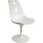 Knoll International Chaise pivotante Tulip Eero Saarinen sans coussin blanc LxHxP 49x81x53cm