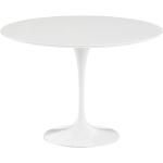 Knoll International Saarinen - Table Ø91cm blanc structure blanche