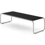 Tables carrées design Knoll International noires en acier bauhaus en promo 