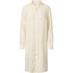 KnowledgeCotton Apparel - Women's Classic Linen Dress - Robe - S - buttercream