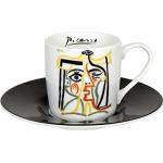 Tasses à café Könitz noires Picasso 